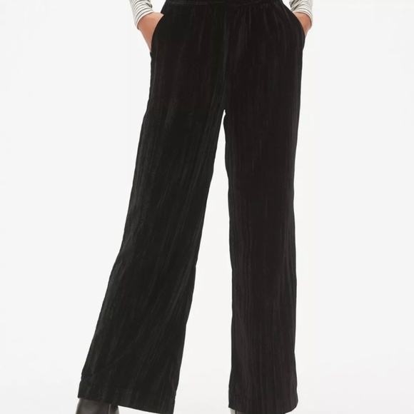 womens tall velvet pants